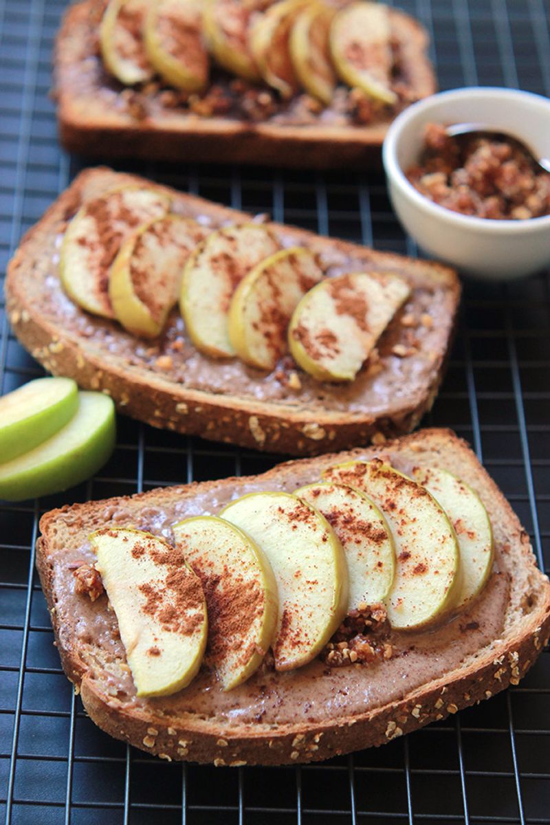 Apple & Almond Butter Toast
