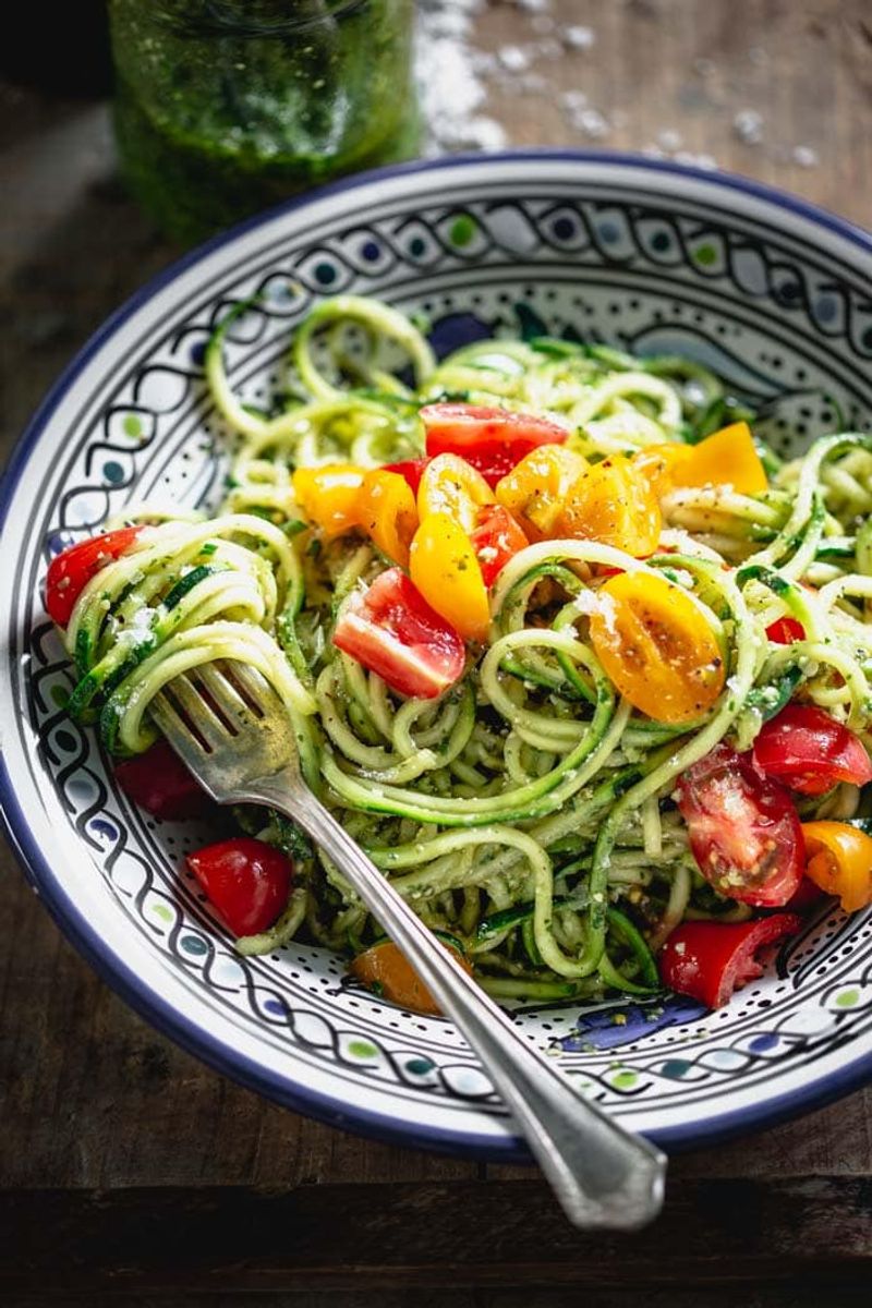 Zucchini Noodles with Pesto
