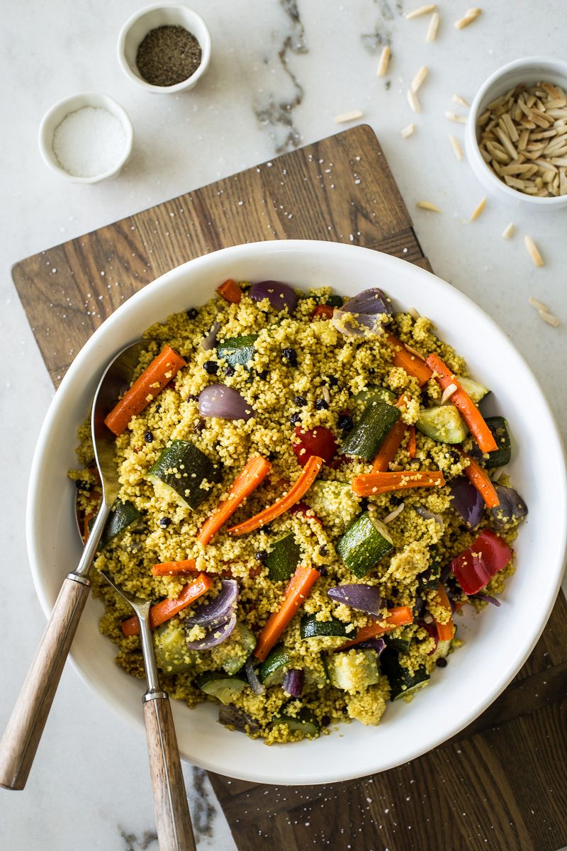 Roasted Vegetable Couscous Salad