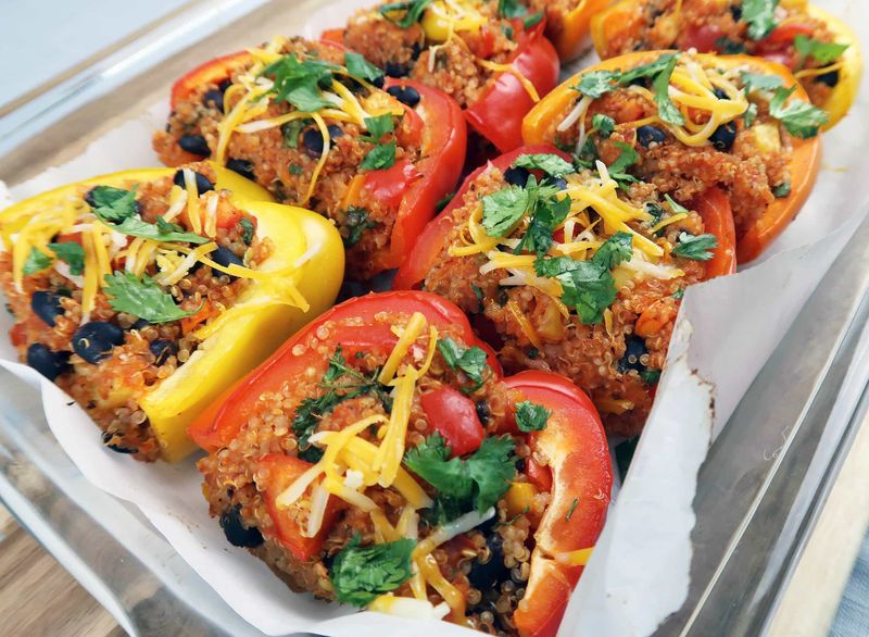 Quinoa Stuffed Bell Peppers