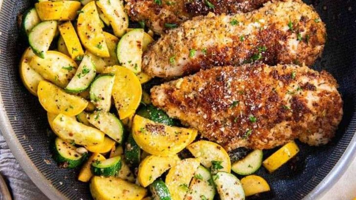 High Protein Recipe: Chicken Zucchini Bake