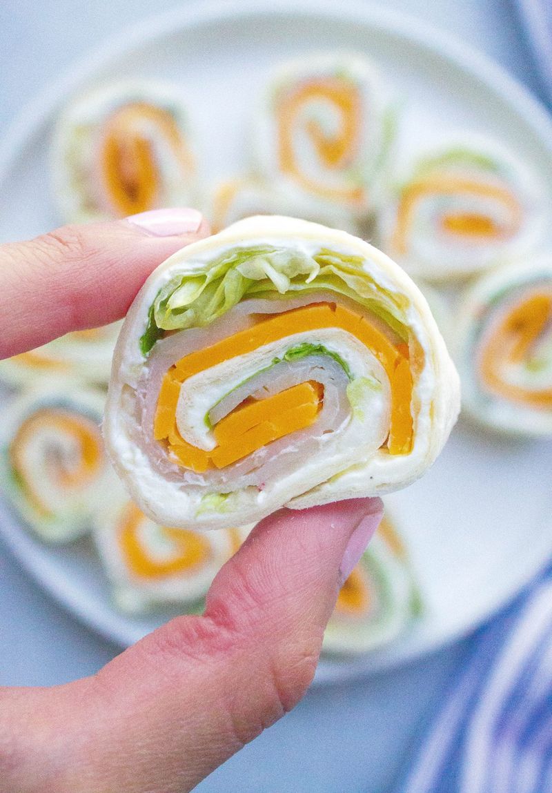 Turkey and Cheese Roll-Ups