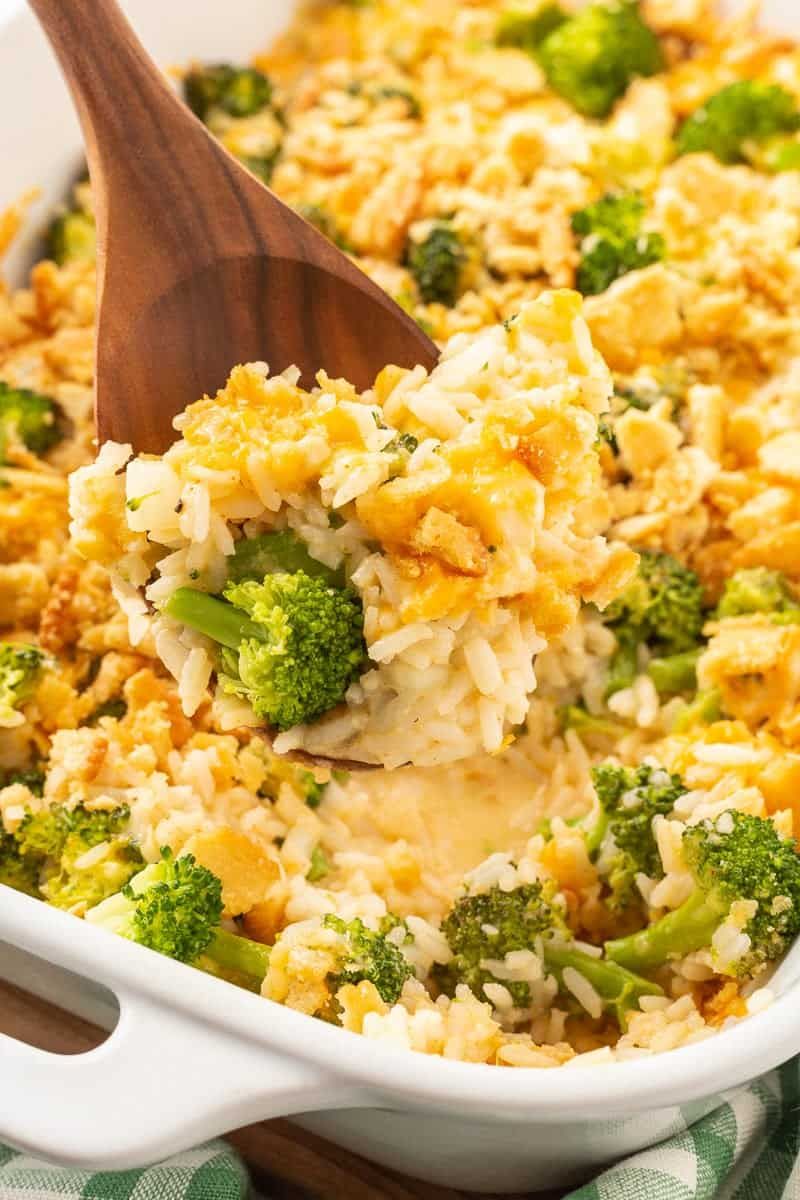 Cheesy Broccoli Rice Casserole