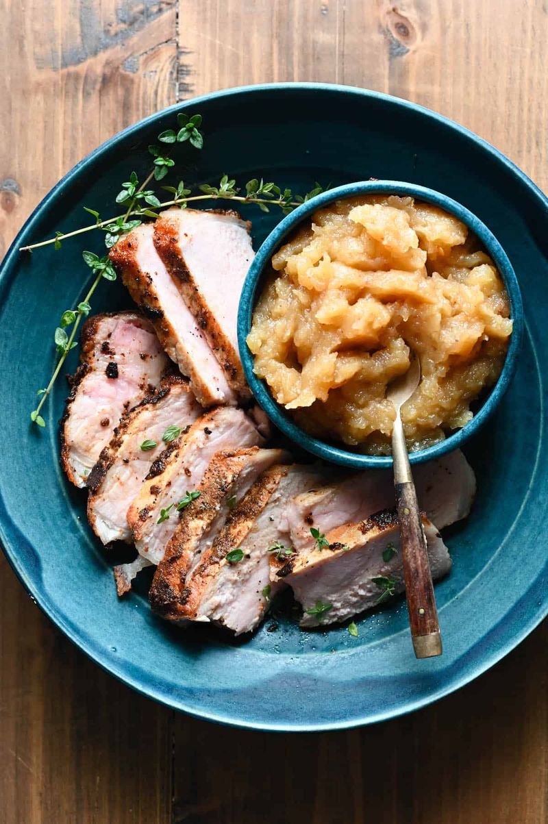 Pork Chops with Apple Sauce