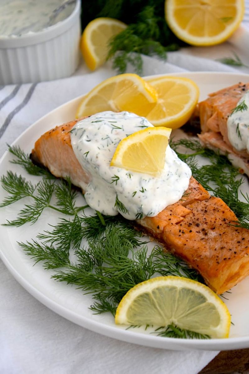 Salmon with Lemon and Dill