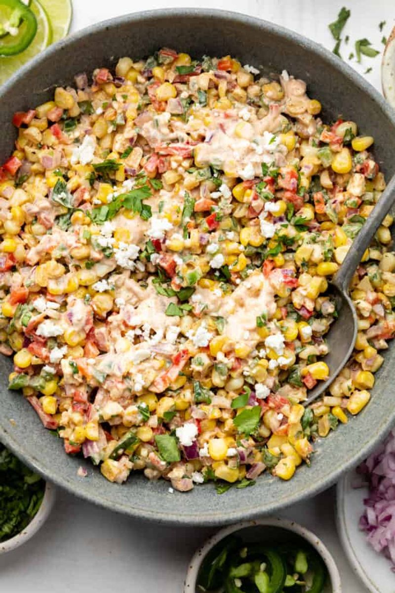 Bean and Corn Salsa Cups