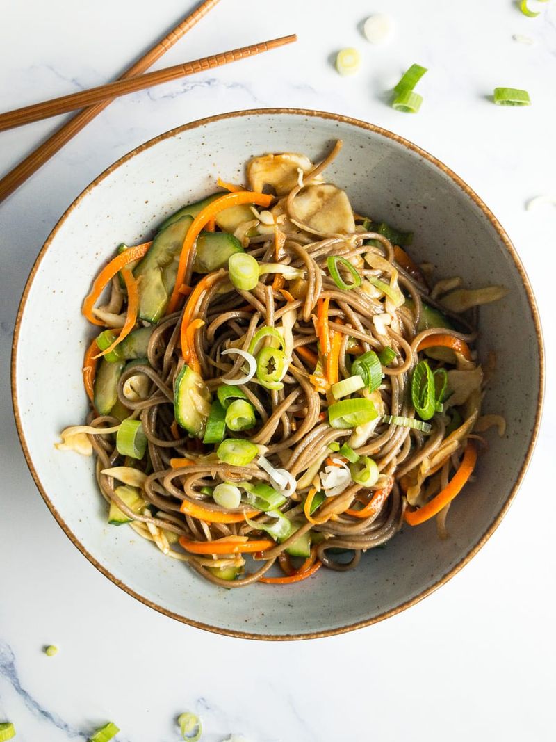 Cold Soba Noodle Salad