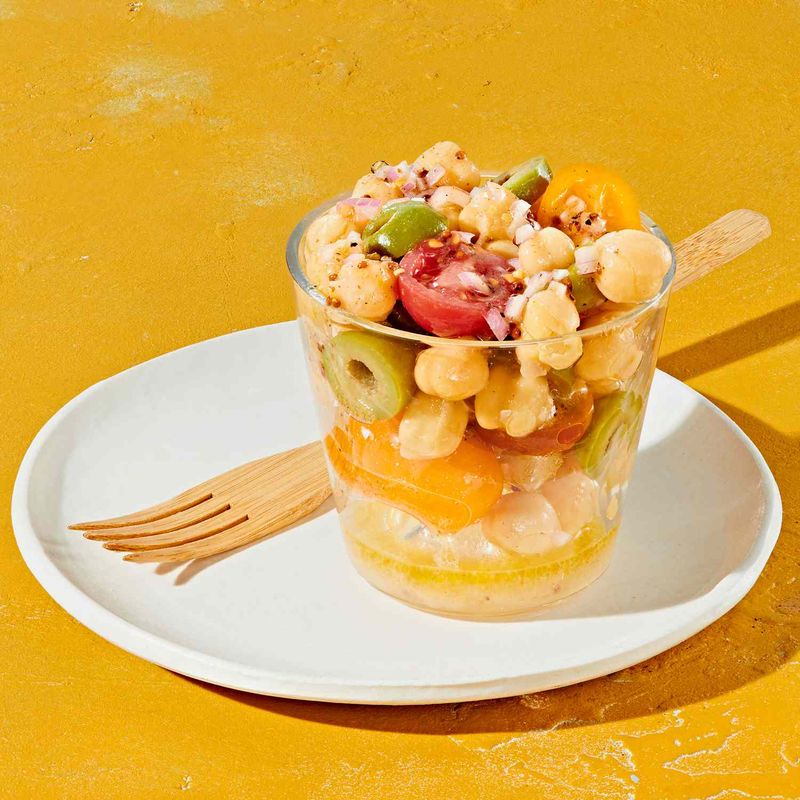 Chickpea Salad Cups