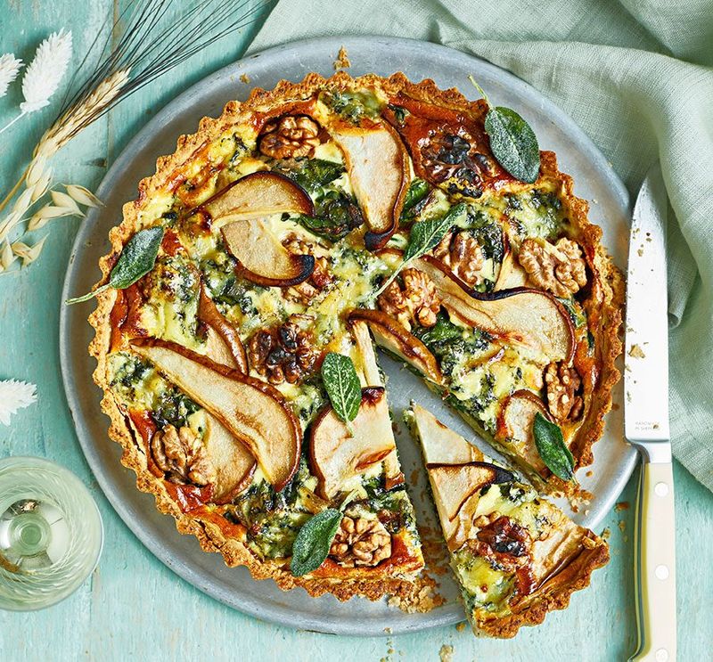 Pear and Blue Cheese Tart