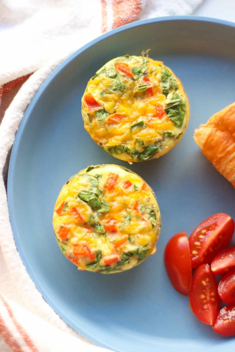 Egg and Spinach Muffins
