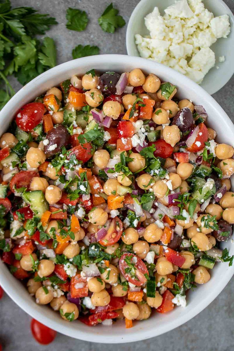 Mediterranean Chickpea Salad