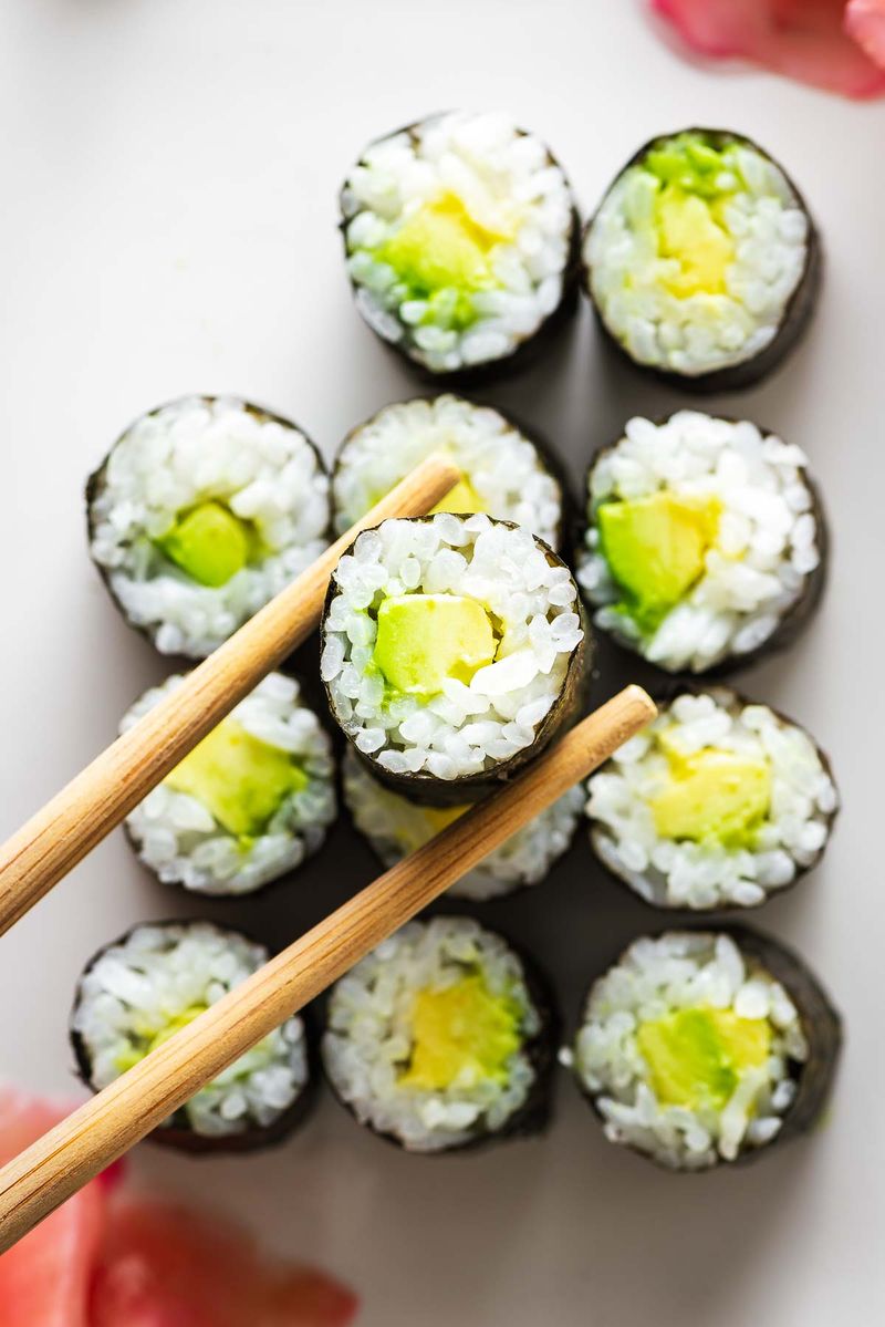 Avocado Sushi Rolls