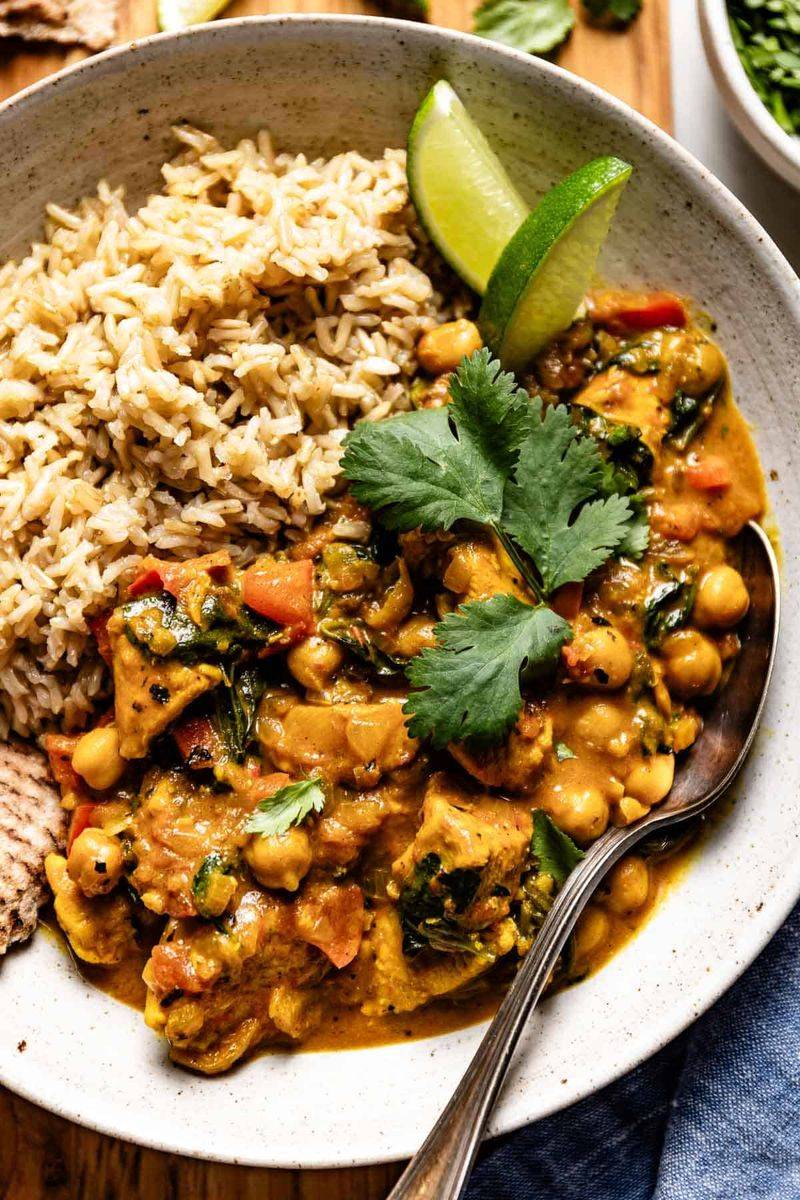 Chickpea and Chicken Curry