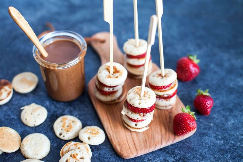 Mini Pancake Skewers