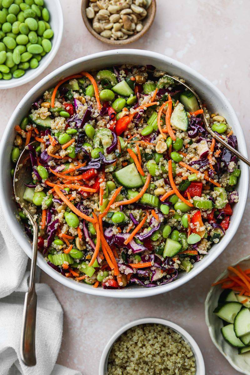 Edamame and Quinoa Bowl