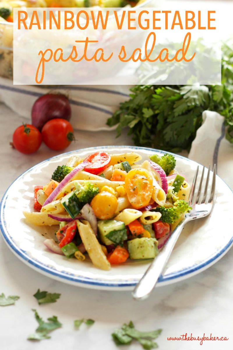 Rainbow Veggie Pasta
