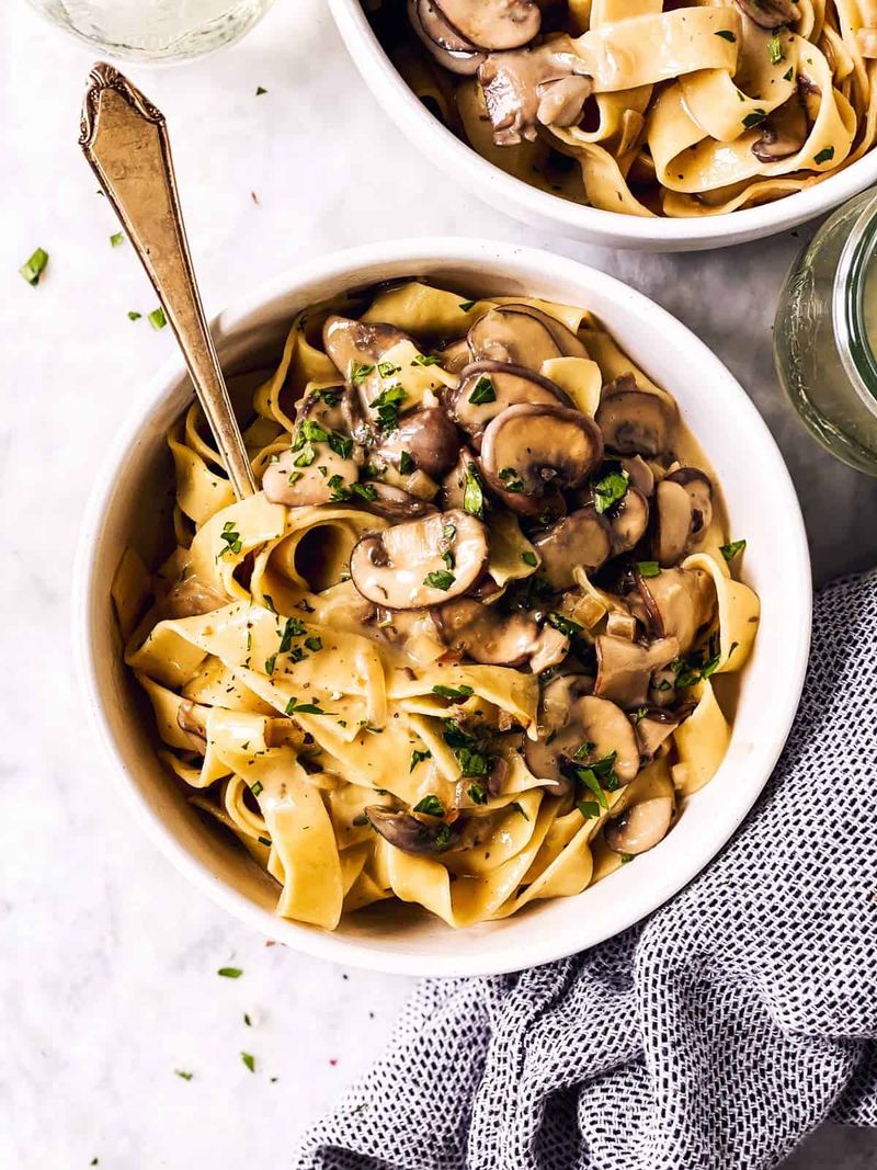 Mushroom Stroganoff