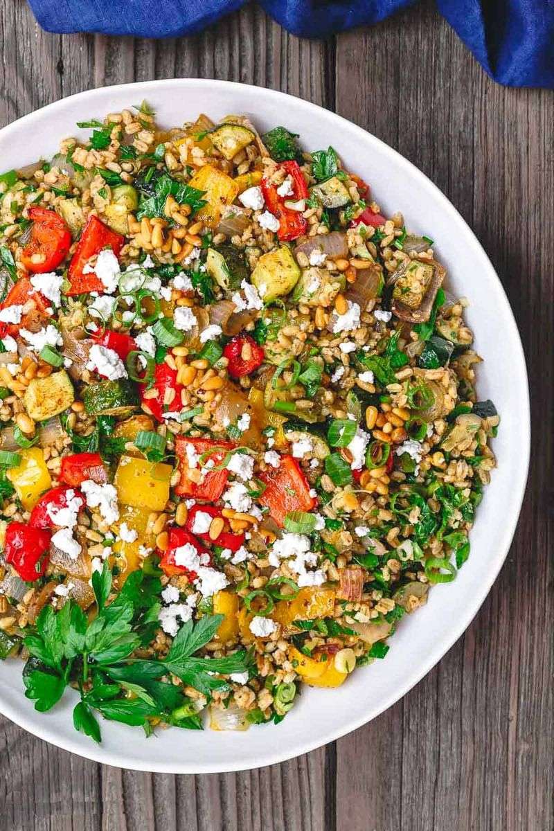 Barley & Roasted Vegetable Bowl