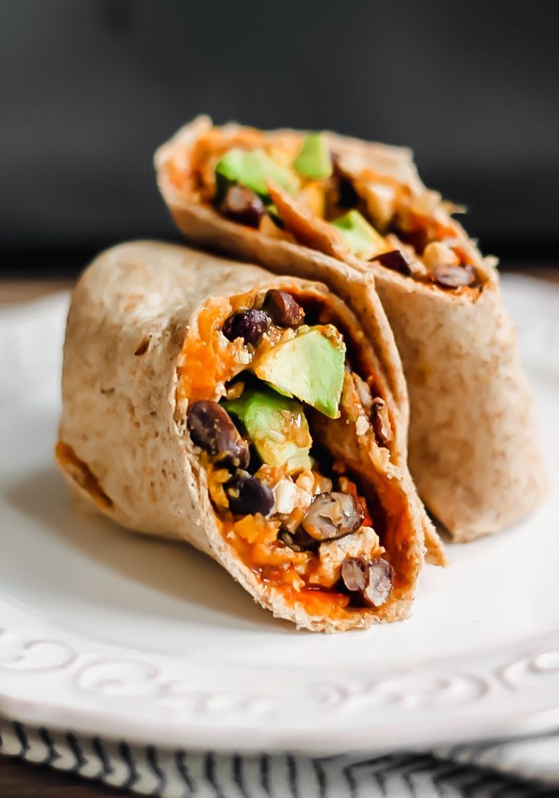 Sweet Potato and Black Bean Burritos