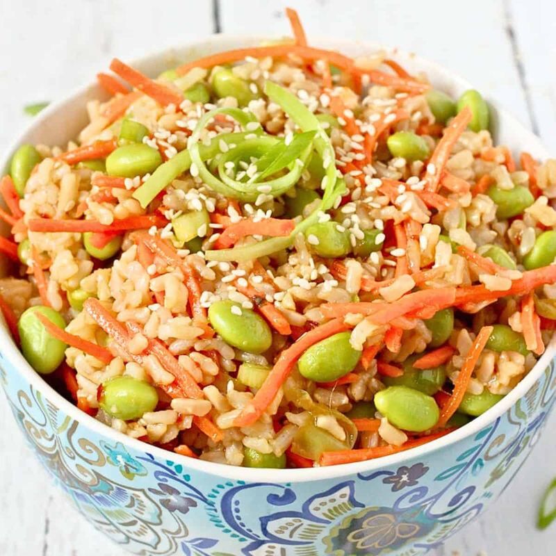 Edamame and Brown Rice Bowl