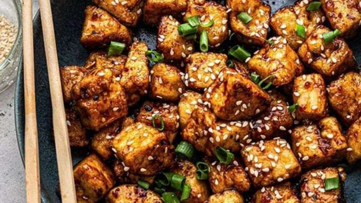 The Healthiest Lemon Herb Crispy Tofu Recipe Out There
