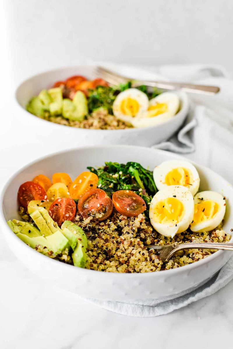 Egg and Quinoa Bowl