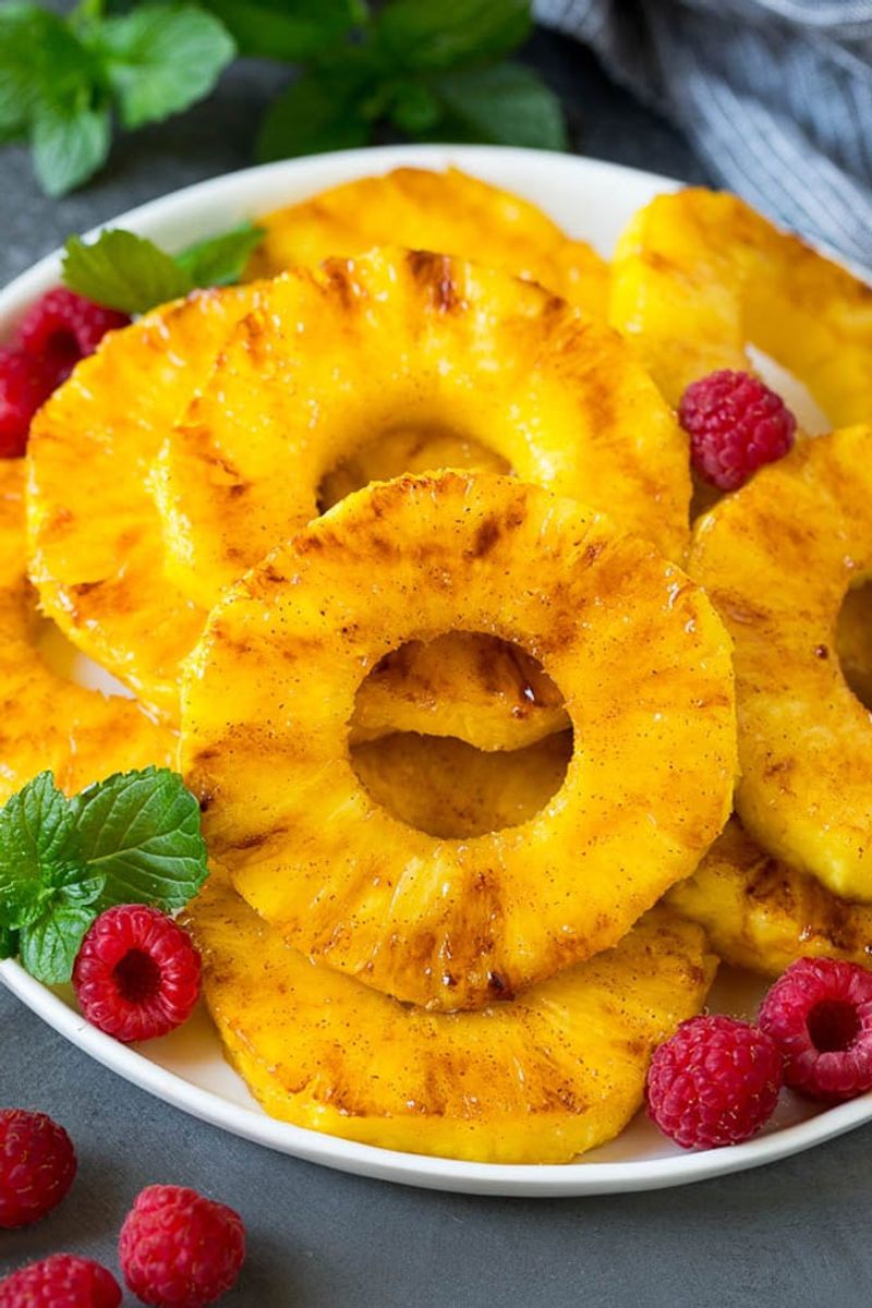 Grilled Pineapple Rings