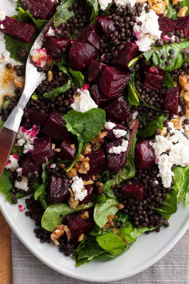 Lentil and Roasted Beet Salad
