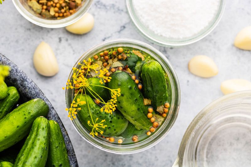 Savory Garlic Dill Pickles
