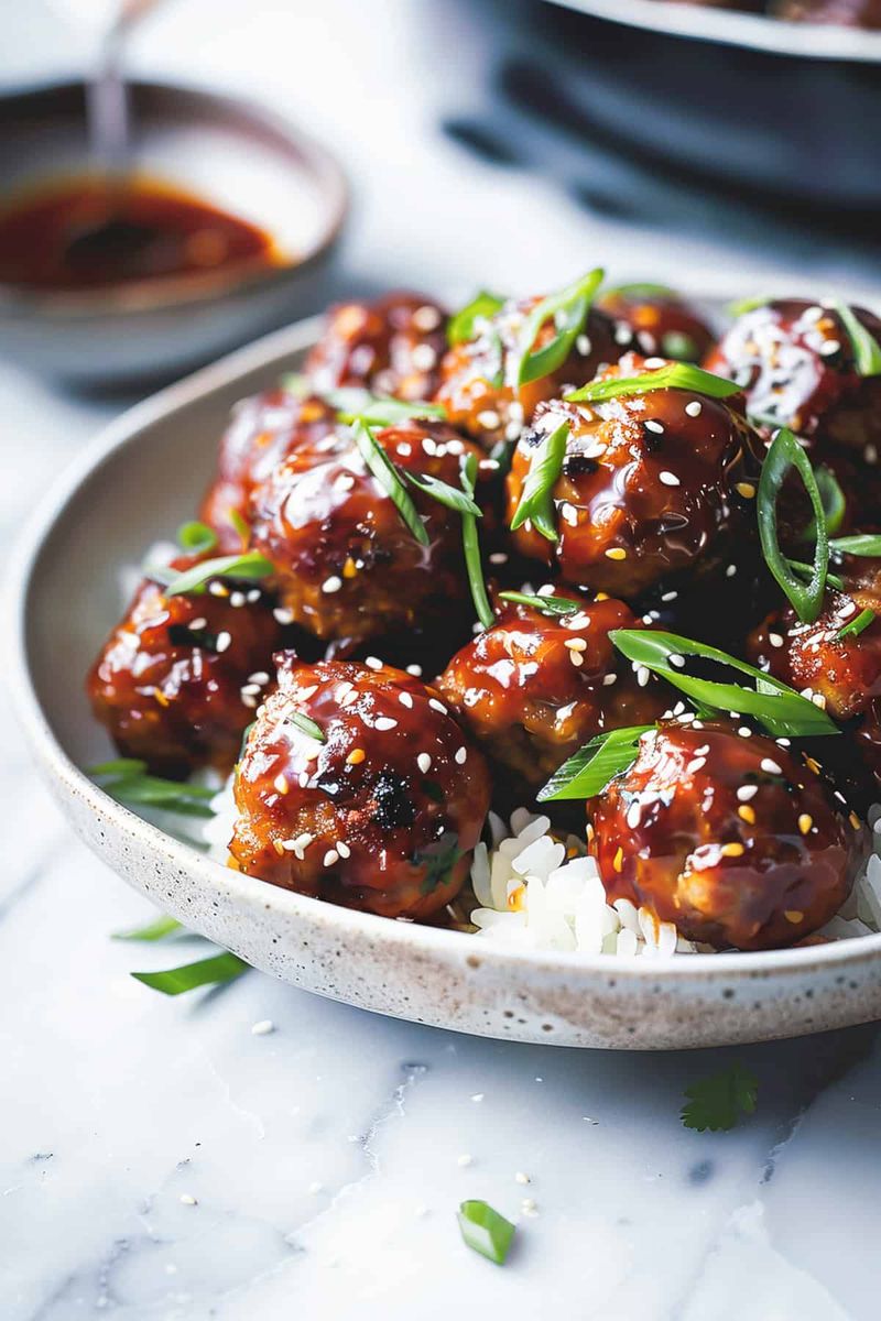 Ginger-Soy Lentil Meatballs