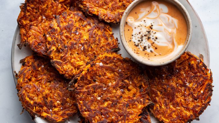 5-Ingredient Sweet Potato Hash Browns Made Easy + Healthy