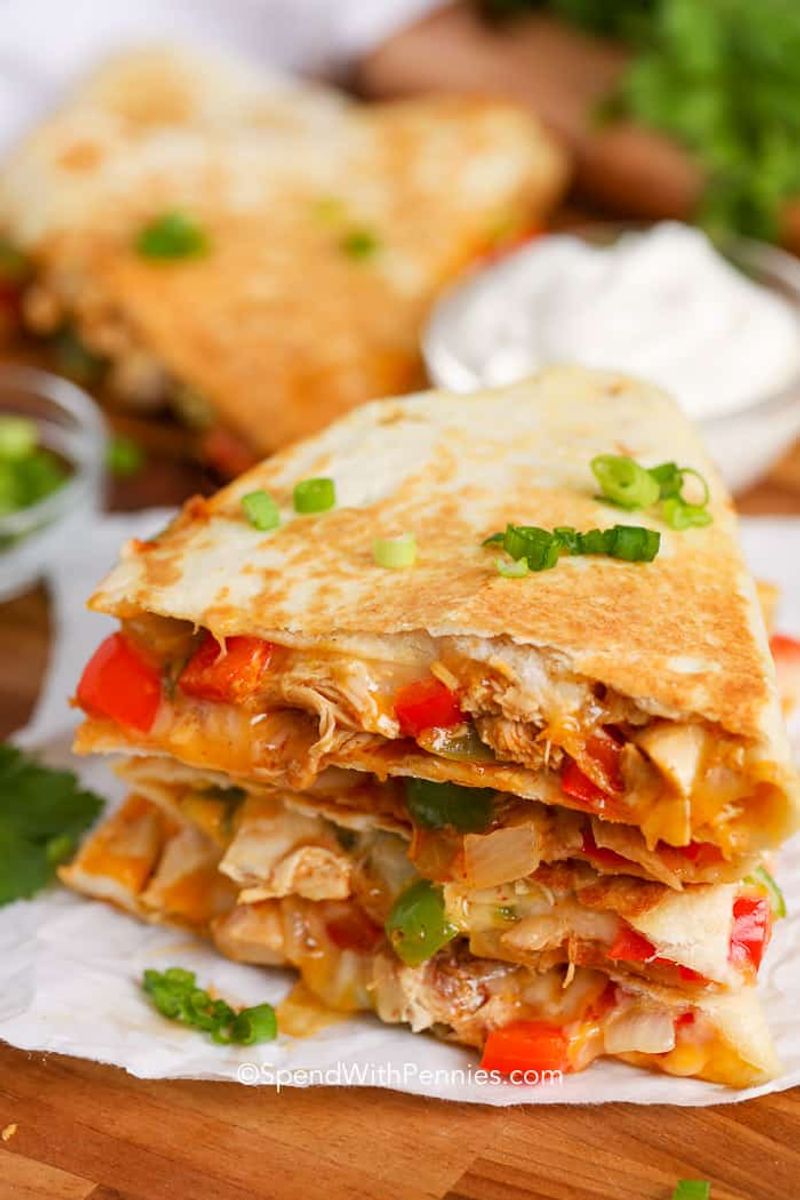 Cheesy Chicken Quesadillas