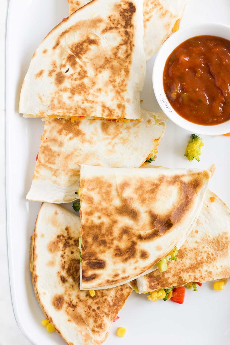 Mini Veggie Quesadillas