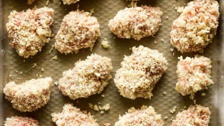 4-Ingredient Healthy Veggie+Chicken Nuggets