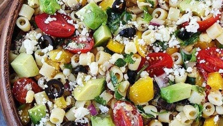 4-Step Creamy Southwest Pasta Salad