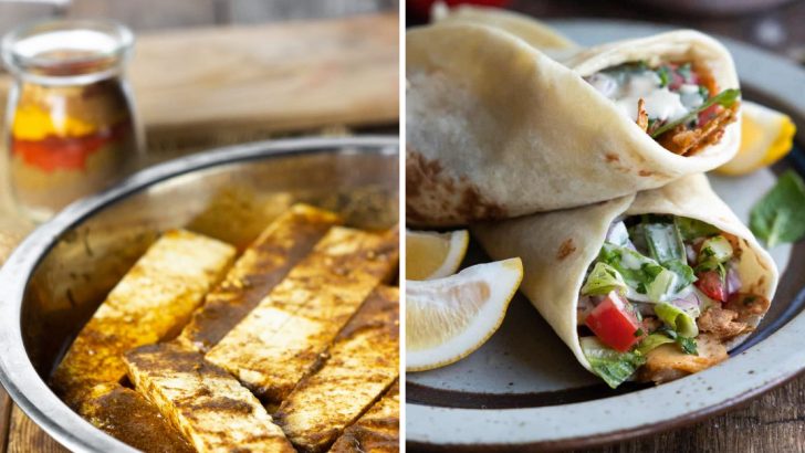 5-Step Shaved Tofu Shawarma Recipe