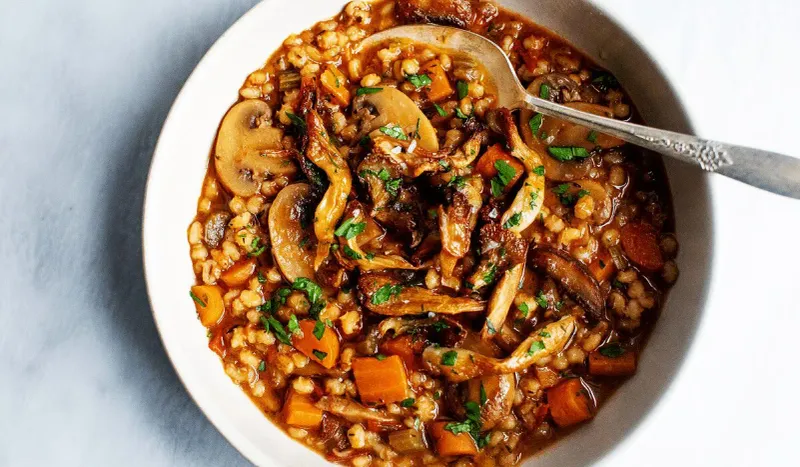 Mushroom and Barley Stew