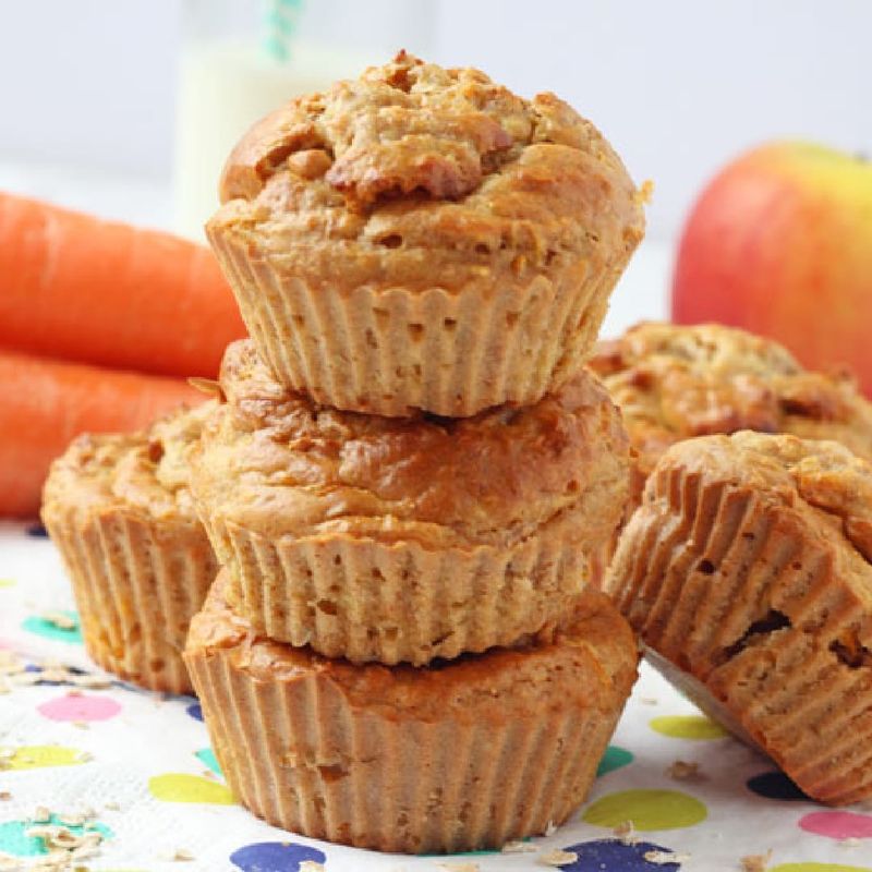 Carrot and Apple Muffins
