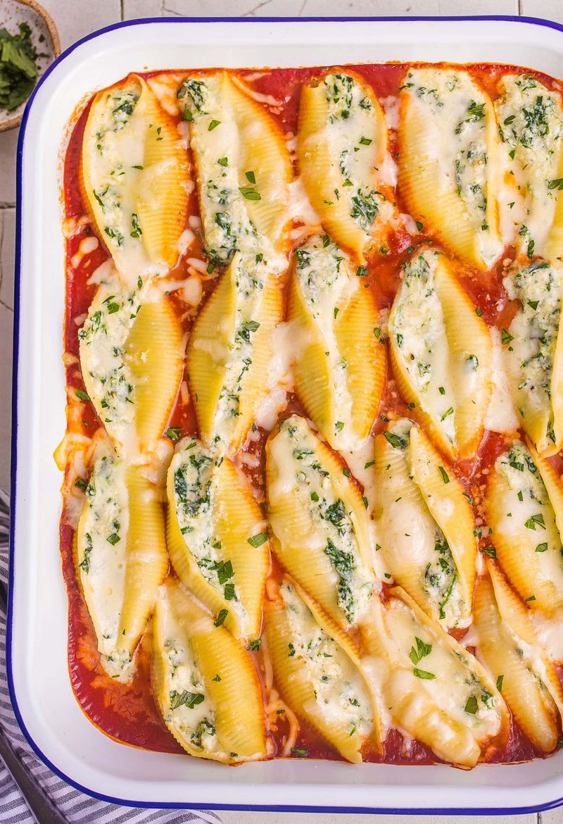 Ricotta and Spinach Stuffed Shells