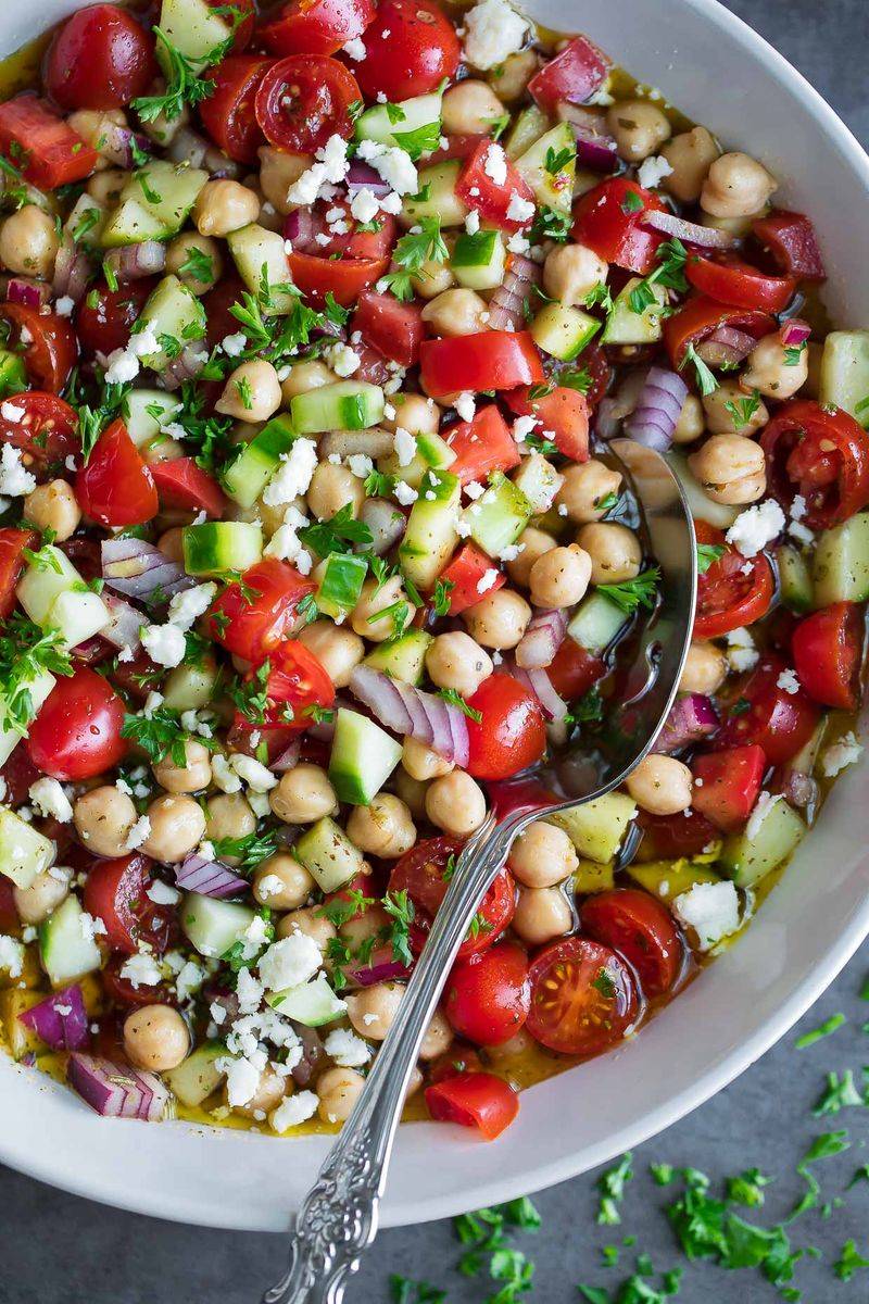 Chickpea and Tomato Salad