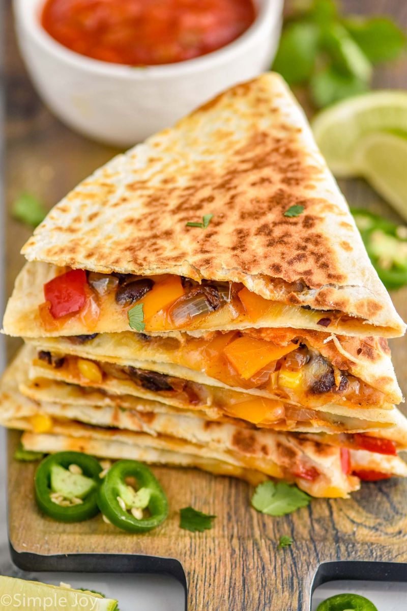 Veggie-Packed Quesadillas