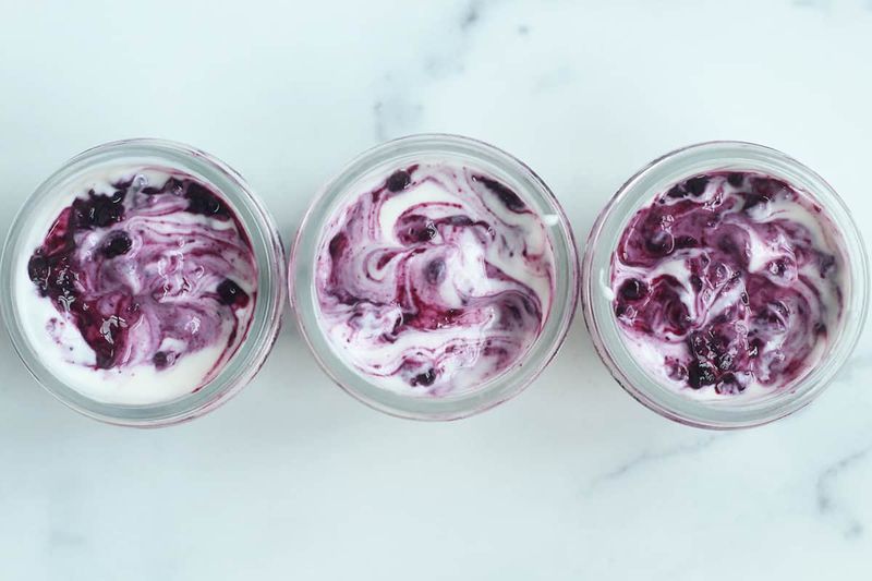 Yogurt with Blueberries