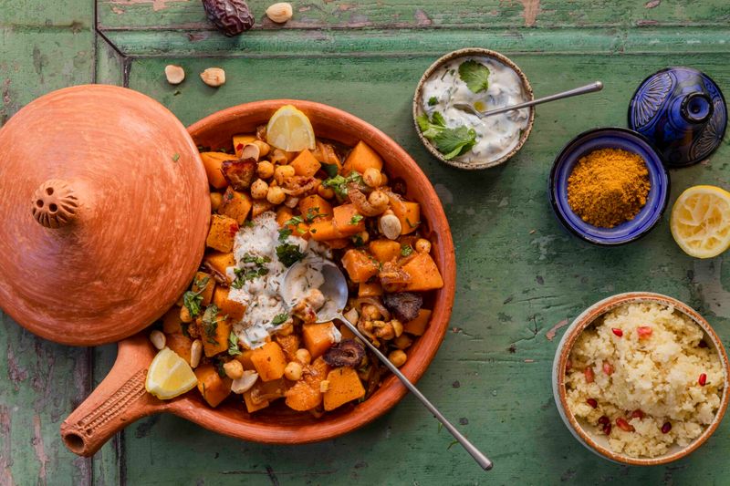 Pumpkin and Chickpea Tagine