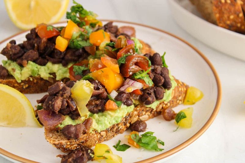 Bean and Avocado Toast