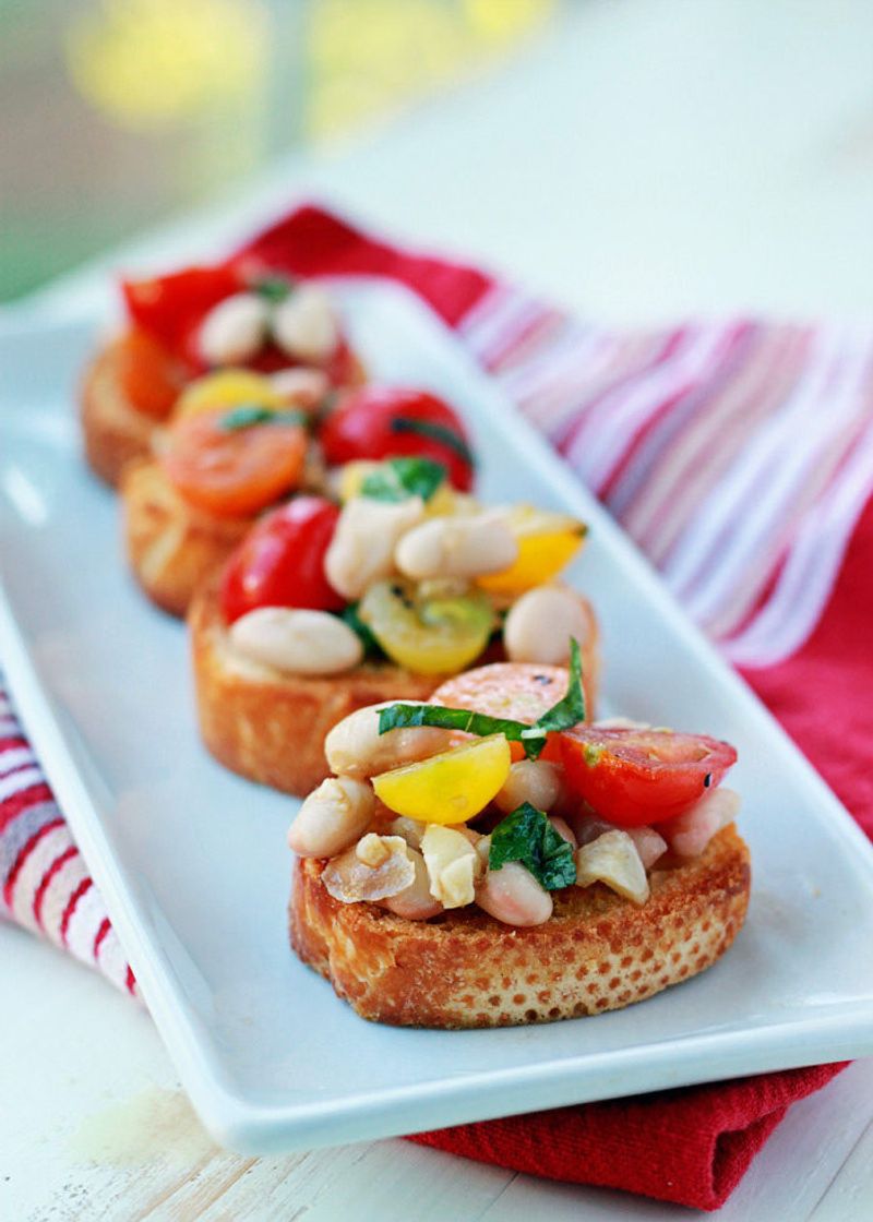Bean Bruschetta