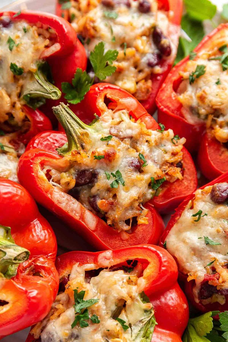 Bean Stuffed Peppers