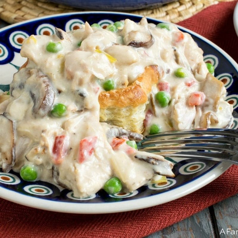 Chicken &agrave; la King