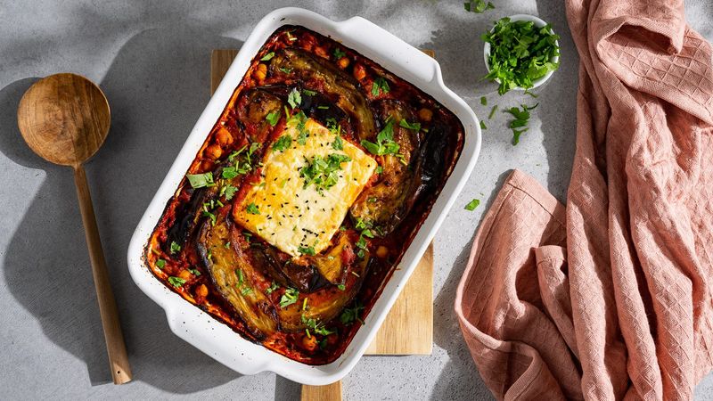 Eggplant and Feta Bake