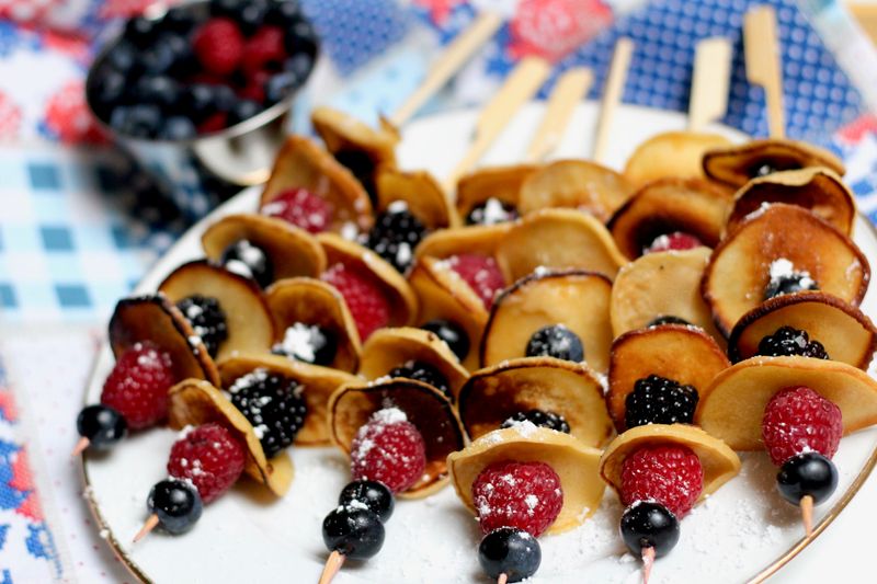 Mini Pancake Skewers