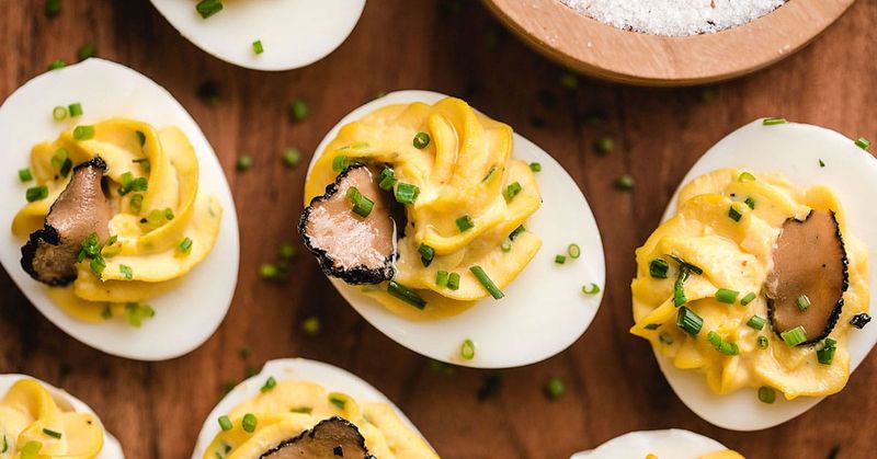 Deviled Eggs with Truffle Oil